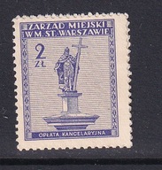 Warszawa Kolumna Zygmunta, Opłata Miejska, Zarząd Miasta, 2 złote