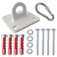 MOCOWANIE SUFITOWE DETAL2M + KOŁKI FISCHER DUOPOWER 12MM BIAŁE