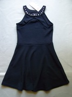 SUKIENKA DZIEWCZĘCA ELEGANCKA NAVY 152 PEPCO