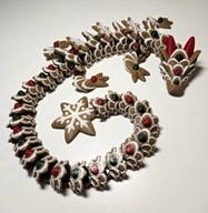 Piernikowy smok – piękna dekoracyjna figurka świąteczna