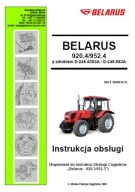 Belarus/MTZ 920.4; 952.4 (silnik MMZ) - instrukcja obsługi (suplement) PL