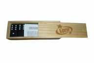 DOMINO GRA DOMINO DREWNIANE PUDEŁKO PODRÓŻNA GIER