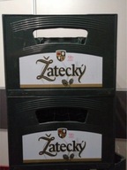 Skrzynka Transporter Krata na butelki od piwa, Zatecky,piwo