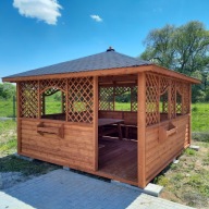 Altana z Balami 4x4 od wooddrew-u altanka domek