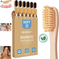 GENKENT Bambusowe Szczoteczki 10+Gratis – Miękkie, Eko - CZYSTE ZDROWE ZĘBY