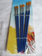 ZESTAW 6 PĘDZLI DO MALOWANIA