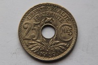 25 CENTIMES 1939 R. FRANCJA - CJ921
