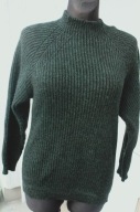 sweter odcien zieleni damski r M, LUB męski S
