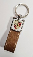 Brelok do kluczy PORSCHE brązowy