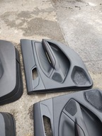 PEUGEOT 308 T9 GT GT LINE BOCZEK DRZWI PRAWY TYŁ TAPICERKA CZERWONA NITKA