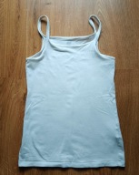 biała koszulka T-shirt na ramiona HM rozm. 134-140