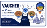 Voucher na 2 pizze w pizzerii Yetipizza