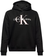 CALVIN KLEIN JEANS Iconic Monogram Hoodie bluza Regular Fit XS