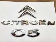 ZNACZEK EMBLEMAT NAPIS LITERY LITERA CYFRA TYŁ BELKA CITROEN C5 9637957980