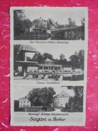 ŻAGAŃ SAGAN ZIELONA GÓRA BASEN MIEJSKI ZAMEK MAŁA WENECJA 1942