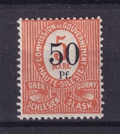 1920 Górny Śląsk Wydanie komisji Rządzacej z nadrkiem Fi 12 aIVa *gw.Gruber