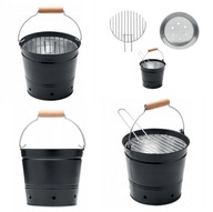 GRILL OGRODOWY WEGLOWY PRZENOŚNY PIKNIKOWY WIADERKO TURYSTYCZNY