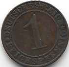 Niemcy 1 reichpf.1925 J