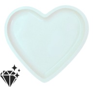 Taca biała na biżuterię ręcznie robiona