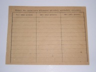 KARTKA ZAOPATRZENIOWA NA MARMELADĘ OWOCOWĄ 1917-19 ROK LWÓW