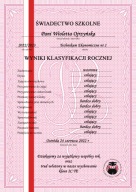 Świadectwo szkolne dla nauczyciela online