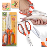 Nożyczki kuchenne ostre wielofunkcyjne stal nierdzewna otwieracz do butelek