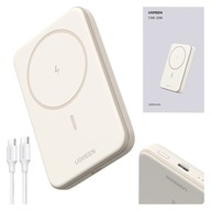 Powerbank magnetyczny Ugreen PB561 10000mAh 15W Beżowy