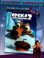 KULTOWE ANIMACJE - EPOKA LODOWCOWA 2 ** ODWILŻ ** DVD + KSIĄŻKA