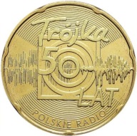 2 zł 2012 Polskie Radio TRÓJKA 50 Lat mennicze monety