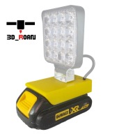 ADAPTER MOCOWANIE do HALOGENU LED do DEWALT XR 18V