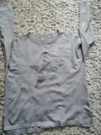 Szara bluzka z gwiazdą brokat roz46-48