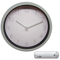 NOWY ZEGAR ŚCIENNY TYKAJĄCY NA ŚCIANĘ MIĘTOWY WALL CLOCK MINT PLUS BATERIA