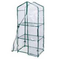 SZKLARNIA TUNELOWA MINI OGRODOWA 3 PÓŁKI 126CM ROZSADNIK NA BALKON TARAS