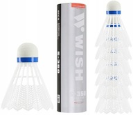 6SZT - ZESTAW LOTEK DO GRY W BADMINTONA LOTKI NYLONOWE WISH TUBA BADMINTON
