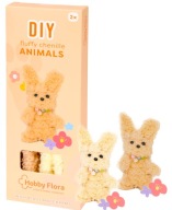 PUSZYSTE ZWIERZĄTKA ZESTAW KREATYWNY TAŚMA SZENILOWA AKCESORIA DIY