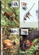 A51630)WWF-Maximum Karty Ssaki: Guinea-Bissau 1185 - 1188