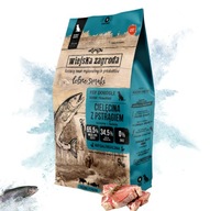 Wiejska Zagroda SUCHA karma CIELĘCINA PSTRĄG dla psów ŚREDNICH ras 9 kg