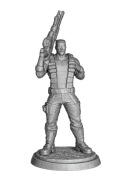 Żołnierz Sci-Fi 3D PLA 15 cm Cyberpunk Figurka Kolekcjonerska RPG DESUMO