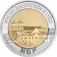 5 zł 2024 r. Opactwo Benedyktynów w Tyńcu