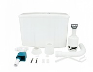 SPŁUCZKA DO WC DOLNOPŁUK START-STOP KOMPLET BIAŁA UNIWERSALNA NA KLAWISZ