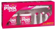 THE PINK STUFF MIRACLE SCRUBBER KIT SZCZOTECZKA DO SPRZĄTANIA 2x PASTA 500g