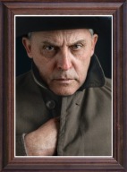 Obraz Stanisław Ignacy Witkiewicz Witkacy portret w drewnianej ramie szkło