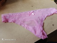 Majtki stringi przeźroczyste