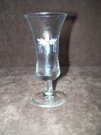 SZKLANY POZŁACANY KIELISZEK