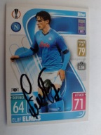 Karta topps match attax autograf Napoli Eljif Elmas Champions League