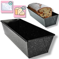 Metalowa keksówka 31x12 cm forma blacha do pieczenia chleba ciasta pasztetu
