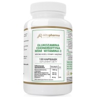 Altopharma Glukozamina Chondroityna Wege MSM Witamina C 120 kapsułek
