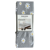 Wiosenne prześcieradło bawełniane jersey z gumką 160x200 STOKROTKI