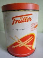 Pudełko puszka blaszana TRULLER STIX SALZSTABCHEN waffel  keks