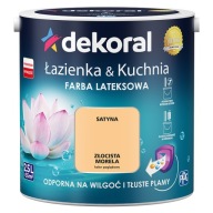 Dekoral Łazienka&Kuchnia Farba lateksowa ZŁOCISTA MORELA 2,5L